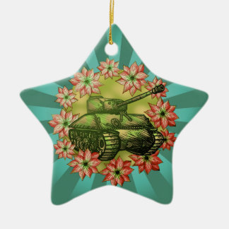 Tank Christmas custom ornaments