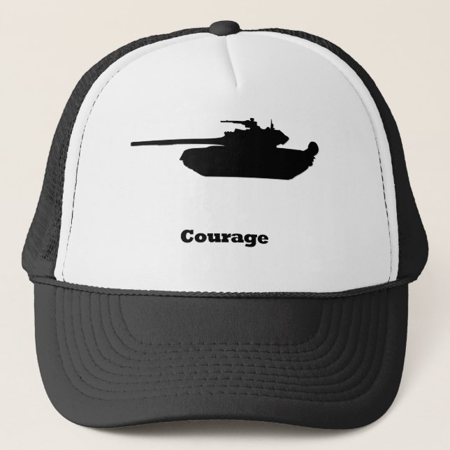Tank Courage Trucker Hat (Front)