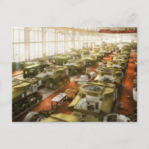 Tank - Factory - Tanks for the memories 1941 Postcard