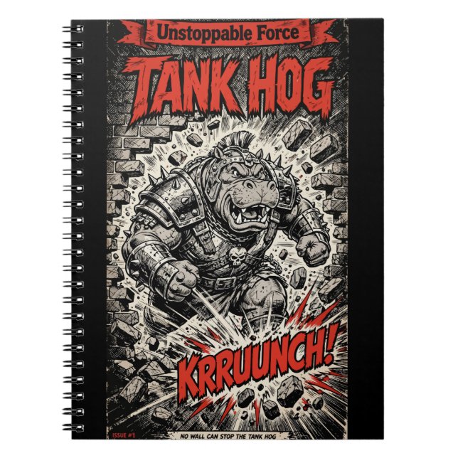 Tank Hog Notebook (Front)