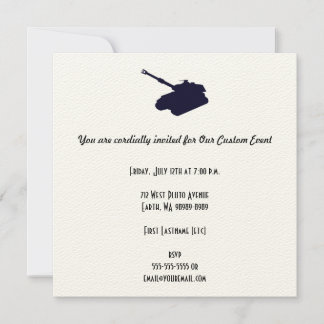 Tank Invitation