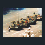 Tank Man Wrapped Canvas<br><div class="desc">Tank Man (AKA The Unknown Rebel) was the anonymous hero who was seen during the protests at Beijing's Tienanmen Square on June 5, 1989 stopping Chinese T59 tanks as they rolled down Chang'an Avenue. No one knows what happened to Tank Man. Many think he was dragged off by Chinese secret...</div>
