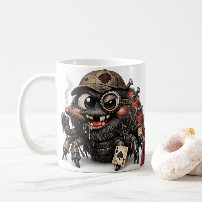 Tank Monster Coffee Mug (With Donut)