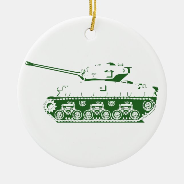 Tank Ornament (green) (Front)