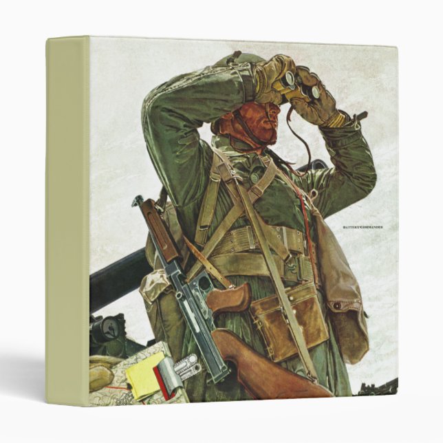 Tank Patrol 3 Ring Binder (Front/Spine)