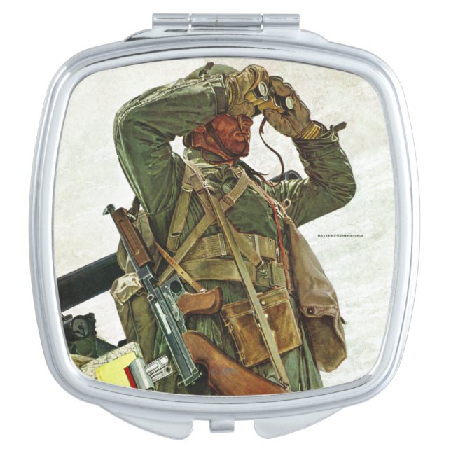 Tank Patrol Mirror For Makeup (Front)