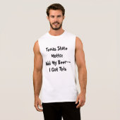Tank T-Shirt Hold My Beer (Front Full)