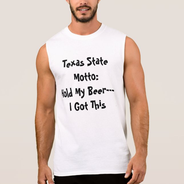 Tank T-Shirt Hold My Beer (Front)