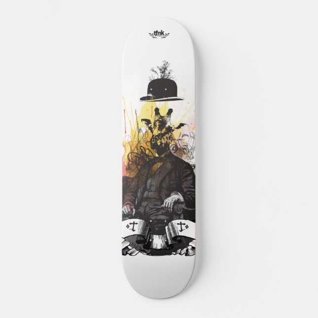 Tank Theory "Gentleman" Skateboard (Front)