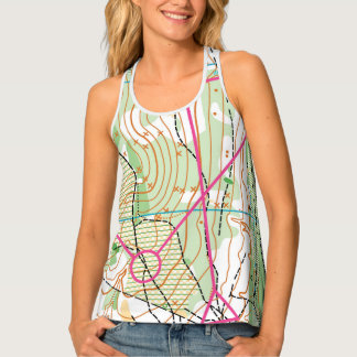 Tank Top for women - Orienteering course