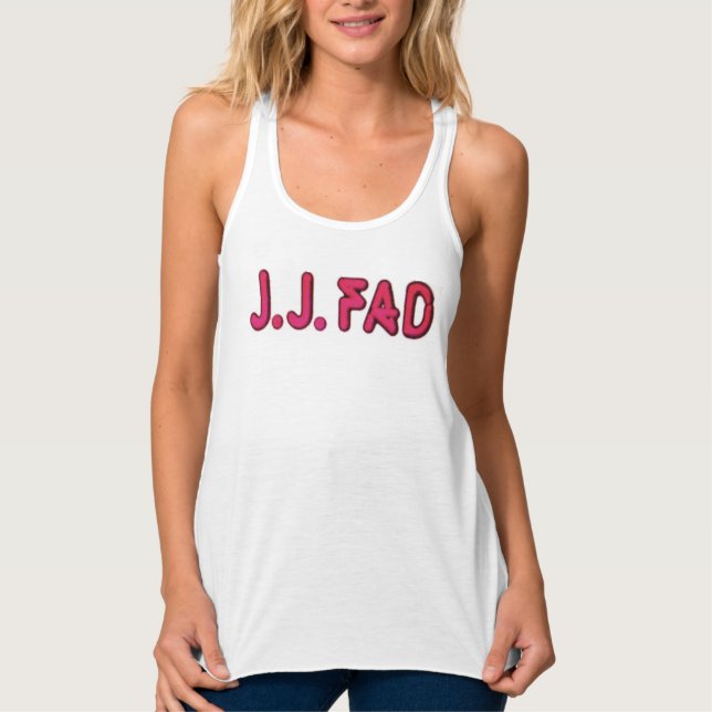 Tank Top, Racerback, jjfad, supersonic, (Front)