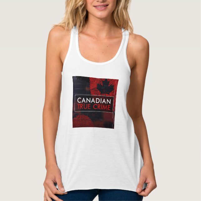 Tank top with Canadian True Crime logo (Front)