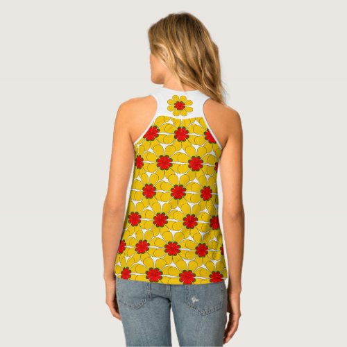 Tank Top _ Yellow Flowers