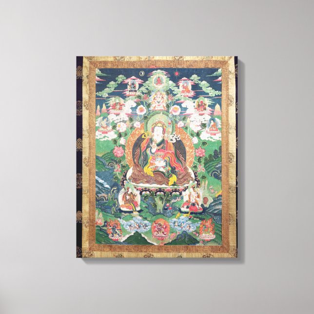 Tanka of Padmasambhava, c.749 AD Canvas Print (Front)