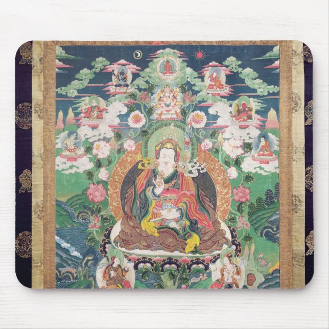 Tanka of Padmasambhava, c.749 AD Mouse Pad (Front)