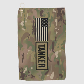 Tanker (Camouflage) Golf Towel
