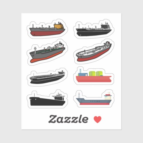 Tanker Ship Stickers