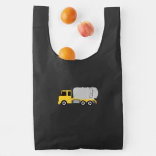 Tanker Truck Transportation Trucks Reusable Bag
