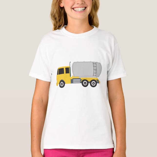 Tanker Truck Transportation Trucks T-Shirt (Front)