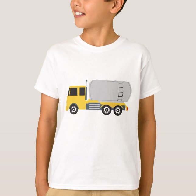 Tanker Truck Transportation Trucks T-Shirt (Front)
