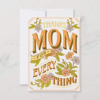 tanks mom for everything thank you card