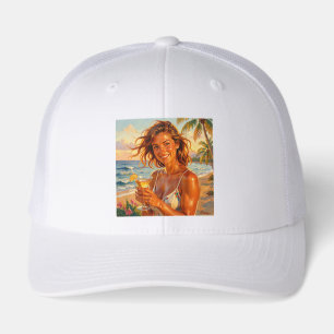 Tanned and Tipsy Party Vibe Beach Glow Art