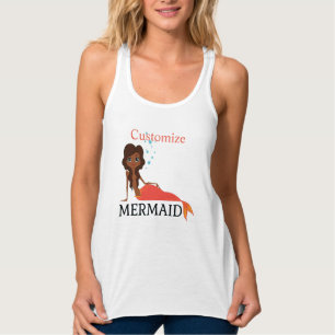 Tanned Brunette Mermaid Thunder_Cove Tank Top