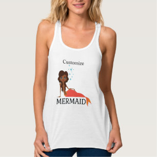 Tanned Brunette Mermaid Thunder_Cove Tank Top