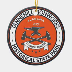 Tannehill Ironworks Historical State Park Alabama Ceramic Ornament