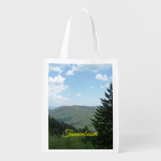 Tannenbaum Mountain Scene Christmas Grocery / Bag