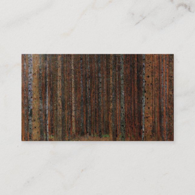 Tannenwald Gustav Klimt Business Card (Front)