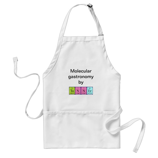 Tanner periodic table name apron (Front)