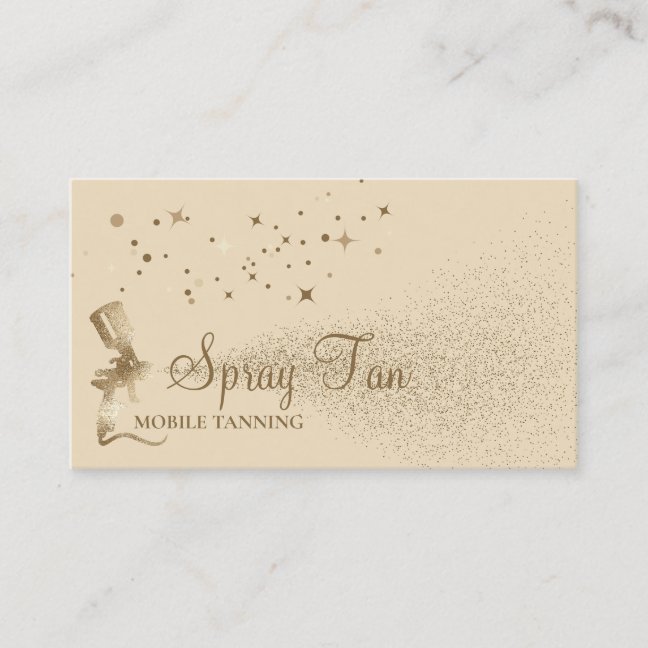 Tanning Airbrush Spray Beige Business Card
