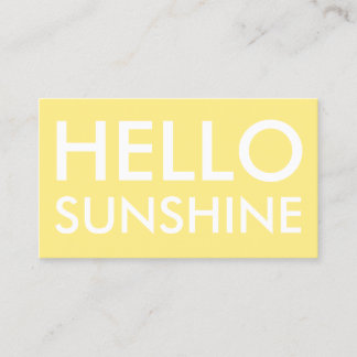 Tanning & beauty salon minimalist business card