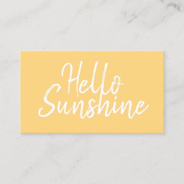 Tanning / beauty salon modern minimalist business  business card (Front)