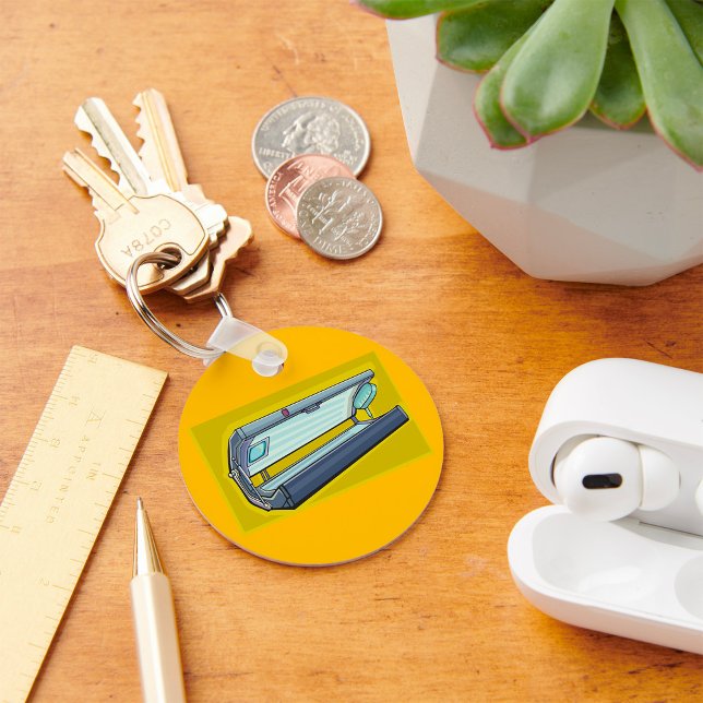 Tanning Bed Retro Spa Keychain (Creator Uploaded)