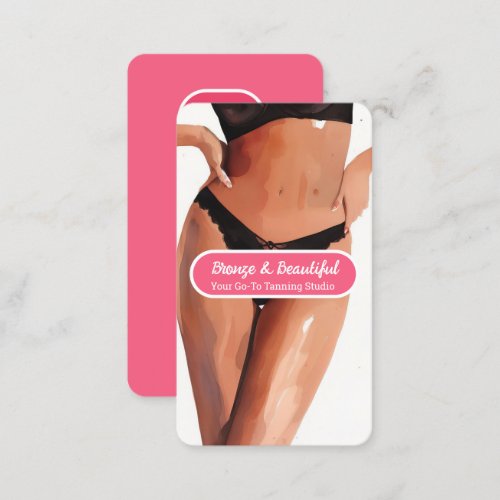 Tanning Business Card
