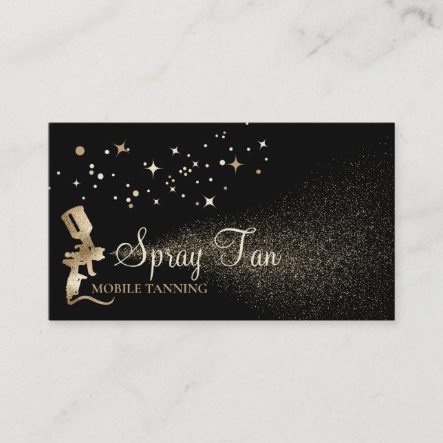 Tanning Business Card (Front)