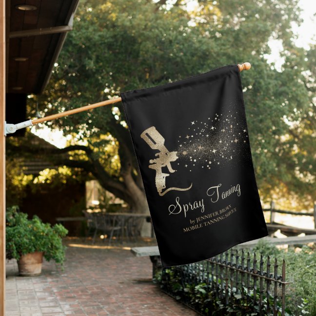 Tanning Business Spray Bronze House Flag