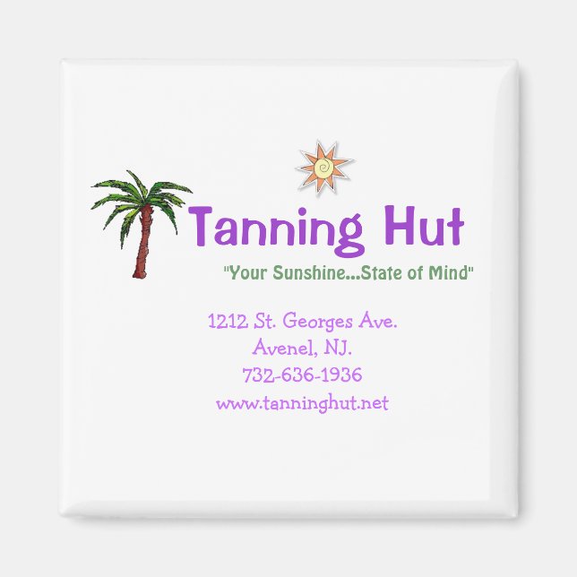 Tanning Hut Magnet # 3 (Front)