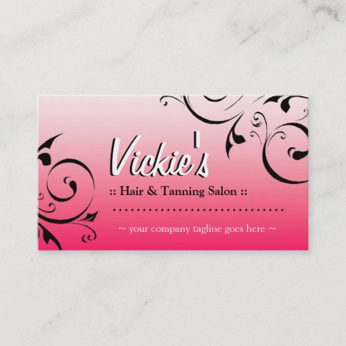 Tanning Salon Business Card