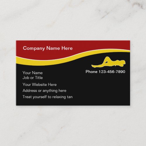 Tanning Salon Business Cards