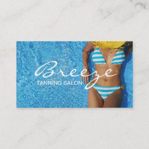 Tanning Salon Spa Business Card