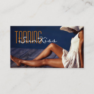 Tanning Salon Spa Business Card