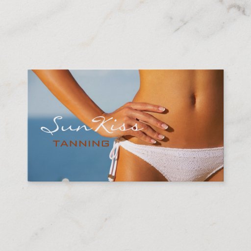 Customizable Tanning Salon, Spa Business Card