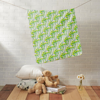 Tansy on a Baby Blanket