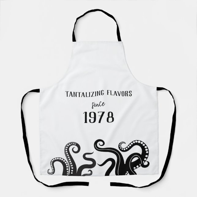 Tantalizing Flavors All-Over Print Apron (Front)