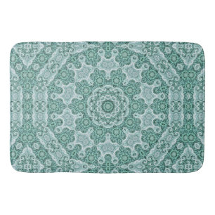 Tantalizing in Teal Bathroom Mat