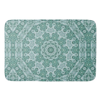 Tantalizing in Teal Bathroom Mat