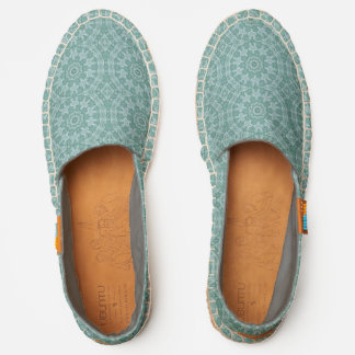 Tantalizing in teal espadrilles